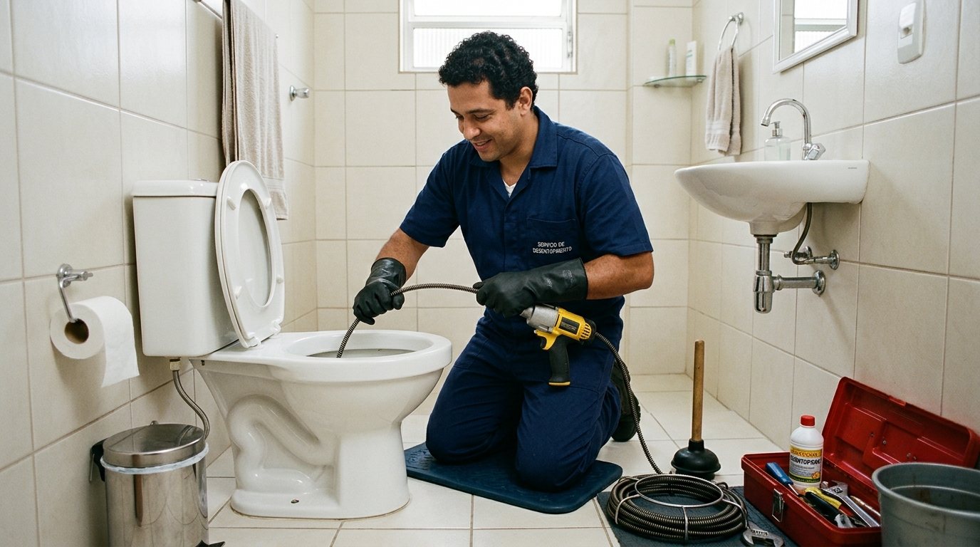Atendimento em Vaso Sanitário em Jundiaí‑SP
