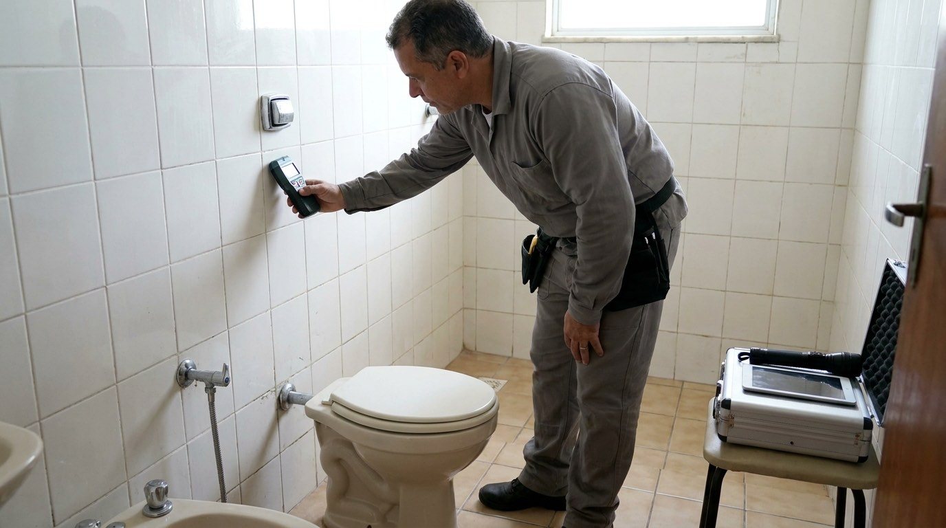 Inspeção de Vazamento no Banheiro em Jundiaí‑SP