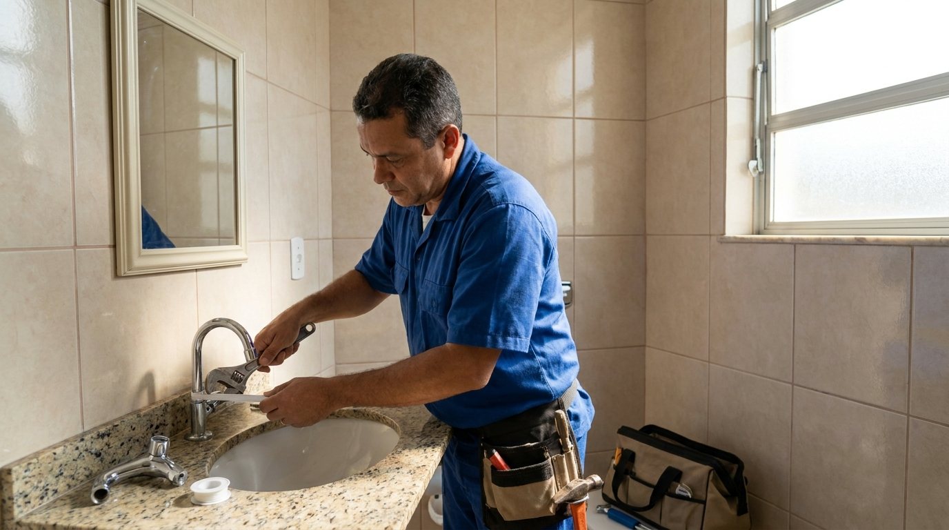 Instalação Hidráulica no Banheiro em Jundiaí‑SP